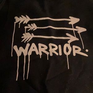 Soul Cycle “Warrior” Side zipper sweatshirt